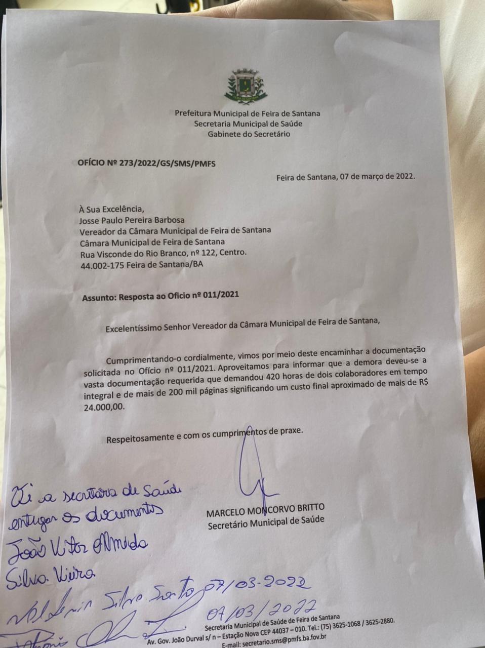 Câmara se recusa a receber documentos para CPI criada pelo próprio  Legislativo
